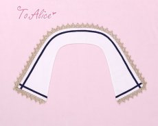 画像3: 【ToAlice】S288うさぎさんクラシック学院風付け襟【50％OFF】 (3)