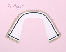 画像4: 【ToAlice】S288うさぎさんクラシック学院風付け襟【50％OFF】 (4)