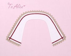 画像2: 【ToAlice】S288うさぎさんクラシック学院風付け襟【50％OFF】 (2)