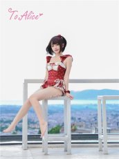 画像17: 【ToAlice】レトロドットワンピース水着【30%OFF】 (17)