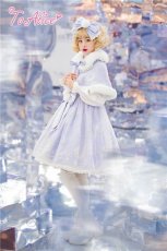 画像25: 【ToAlice】C5063雪の結晶ケープ＆ジャンパースカートセットアップ (25)