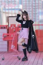 画像13: 【ToAlice】C6431くろねこバルーン耳付きフードアウター (13)