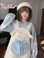 画像14: 【ToAlice】アニマルシルエットサロペットスカート【30%OFF】 (14)