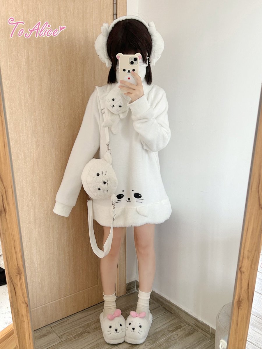 画像19: 【Last one】【ToAlice】C1115あざらしトレーナー (19)