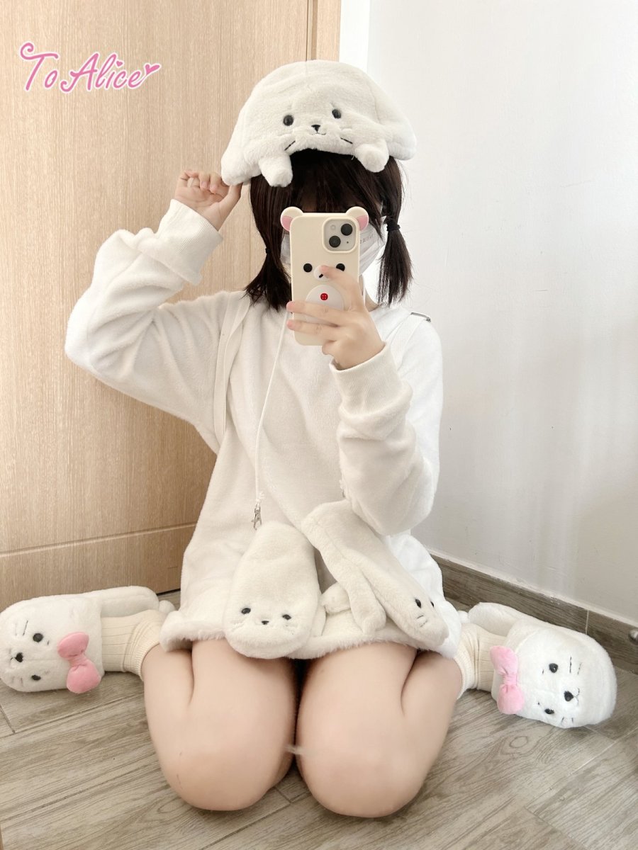 画像12: 【ToAlice】S3459あざらしミトン (12)