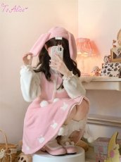画像11: 【ToAlice】C7436ポンポンリボン付きあったかトップス【30%OFF】 (11)