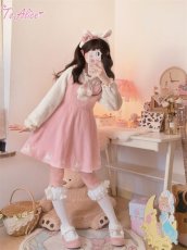 画像7: 【ToAlice】C7436ポンポンリボン付きあったかトップス【30%OFF】 (7)