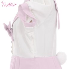 画像4: 【ToAlice】C1775うさちゃんセーラーワンピース【本店・通販限定】【30％OFF】 (4)