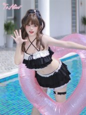 画像23: 【ToAlice】C1813ハートフリルビキニ (23)