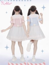 画像13: 【送料無料】C1938オープンショルダーうさみみセーラーワンピース《予約受付》 (13)