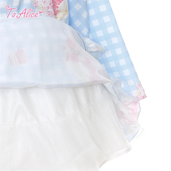 ToAlice】C2167いちごギンガムチェック浴衣セット - To Alice