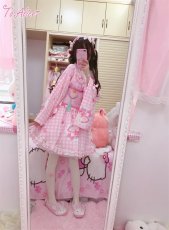 画像41: 【送料無料対象外】【ToAlice】C2167いちごギンガムチェック浴衣セット (41)