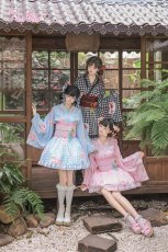 画像32: 【ToAlice】C2167いちごギンガムチェック浴衣セット (32)