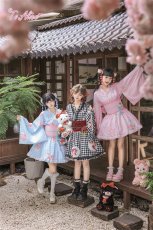 画像35: 【ToAlice】C2167いちごギンガムチェック浴衣セット (35)