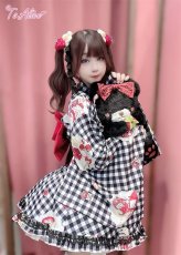 画像48: 【ToAlice】C2167いちごギンガムチェック浴衣セット (48)