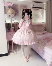 画像10: 【送料無料】C2530 ねこちゃんプリントワンピース《予約受付》 (10)