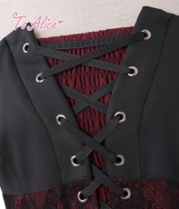 画像6: 【ToAlice】F24ローズクロス小悪魔ワンピース【30％OFF】 (6)