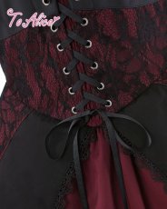 画像8: 【ToAlice】F24ローズクロス小悪魔ワンピース【30％OFF】 (8)