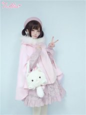 画像26: 【送料無料】C2714ふわふわラビットマントコート（中綿無し）《予約受付》 (26)