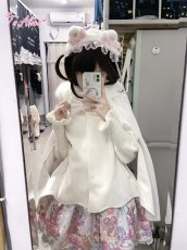 画像40: 【ToAlice】C8589ふわふわラビットマントコート(中綿入り)【30％OFF】 (40)