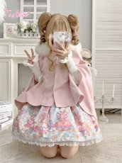 画像28: 【ToAlice】C8589ふわふわラビットマントコート(中綿入り)【30％OFF】 (28)