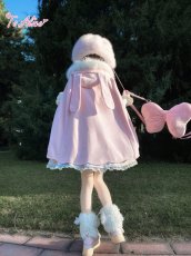 画像33: 【ToAlice】C8589ふわふわラビットマントコート(中綿入り)【30％OFF】 (33)