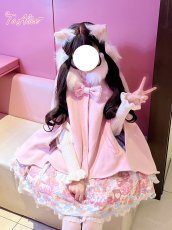 画像35: 【ToAlice】C8589ふわふわラビットマントコート(中綿入り)【30％OFF】 (35)