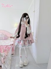 画像36: 【ToAlice】C8589ふわふわラビットマントコート(中綿入り)【30％OFF】 (36)