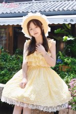 画像34: 【ToAlice】C3174サマーデイジーギンガムチェックジャンパスカート (34)