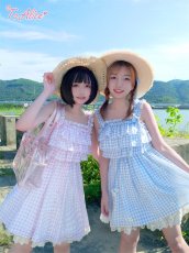 画像23: 【確認用】C3174サマーデイジーギンガムチェックジャンパスカート《予約受付》 (23)