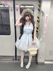 画像29: 【確認用】C3174サマーデイジーギンガムチェックジャンパスカート《予約受付》 (29)