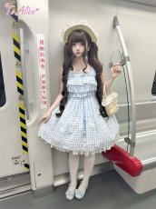 画像31: 【確認用】C3174サマーデイジーギンガムチェックジャンパスカート《予約受付》 (31)