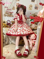 画像26: 【ToAlice】C3185さくらんぼシフォンワンピース (26)