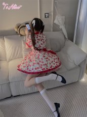 画像35: 【ToAlice】C3185さくらんぼシフォンワンピース (35)