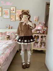画像13: 【送料無料】C3333くま耳ポンチョ風コート《予約受付》 (13)