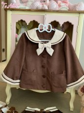 画像45: 【送料無料】C3333くま耳ポンチョ風コート《予約受付》 (45)