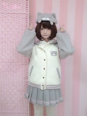 画像3: 【送料無料】C3543オリジナルネコちゃんフード付きブルゾン《予約受付》 (3)