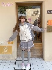 画像43: 【Last one】【ToAlice】C8681ダブルライン入りプリーツスカート【本店・通販限定】 (43)