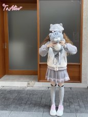 画像18: 【Last one】【ToAlice】C3543オリジナルネコちゃんフード付きブルゾン【本店・通販限定】 (18)