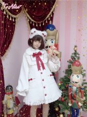 画像10: 【ToAlice】C3551 いちごホイップヨーク切り替えコート (10)