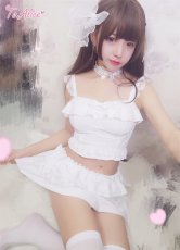 画像19: 【ToAlice】C3873ティアードデザインビキニ (19)