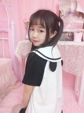 画像15: 【ToAlice】C403517パンダセーラートップス (15)