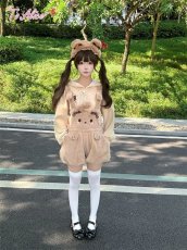 画像14: 【送料無料】S388リボン付きくまみみもこもこカチューシャ《予約受付》【計5000円以上】 (14)