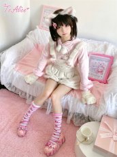 画像30: 【送料無料】C4577ねこちゃんもこもこサロペット《予約受付》 (30)