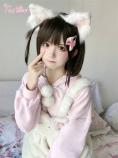 画像23: 【送料無料】C4577ねこちゃんもこもこサロペット《予約受付》 (23)