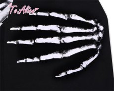 画像5: 【ToAlice】C4619レントゲンうさぎスタンド襟ワンピース【30％OFF】 (5)