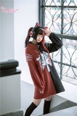 画像17: 【ToAlice】C4619レントゲンうさぎスタンド襟ワンピース【30％OFF】 (17)