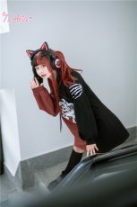 画像21: 【ToAlice】C4619レントゲンうさぎスタンド襟ワンピース【30％OFF】 (21)