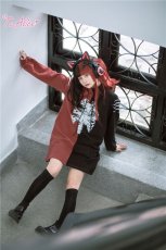 画像19: 【ToAlice】C4619レントゲンうさぎスタンド襟ワンピース【30％OFF】 (19)