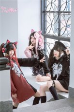 画像13: 【ToAlice】C4619レントゲンうさぎスタンド襟ワンピース【30％OFF】 (13)